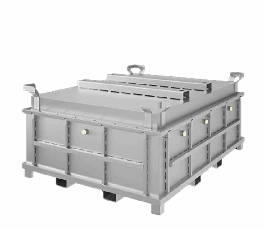 conteneur batteries